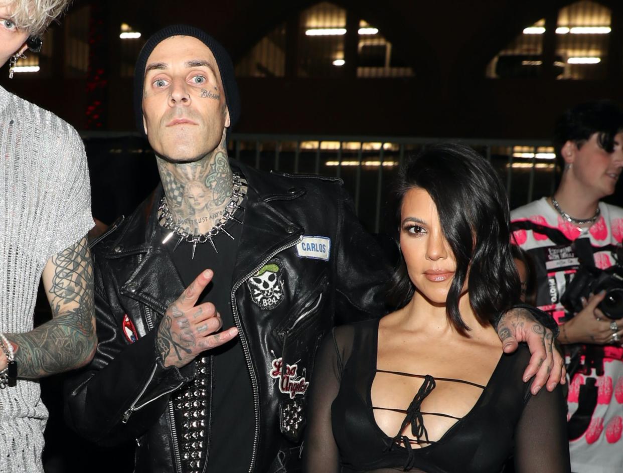 Travis Barker Kourtney Kardashian