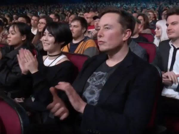 Elon Musk en los Game Awards de 2015 (Fuente: IGN)