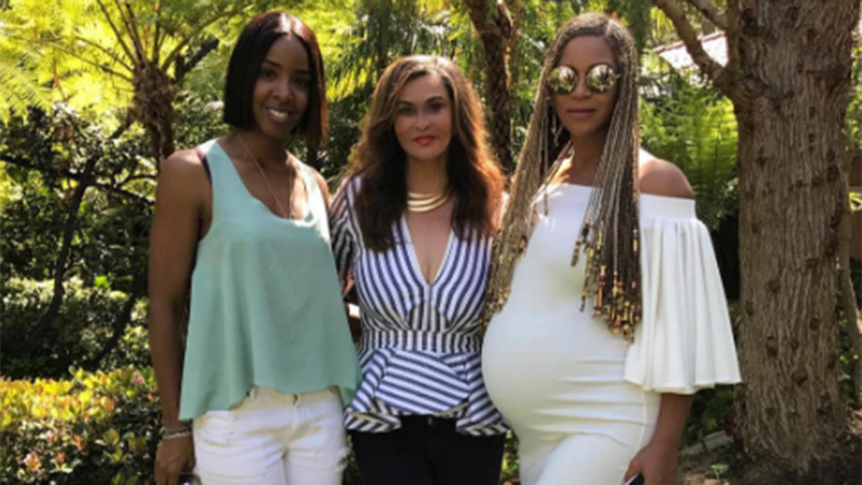 Tina Knowles, Beyonce, Kelly Rowland (@mstinalawson/Instagram)