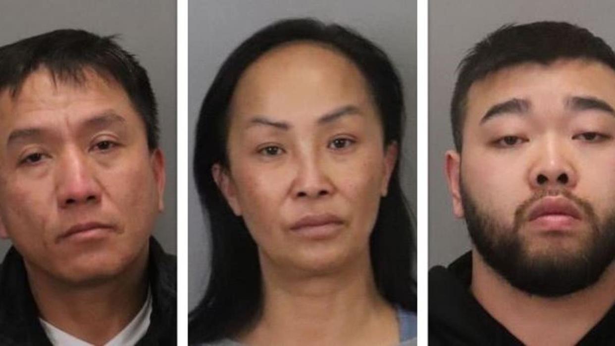 <div>San Jose police announced the arrest of Duc Nguyen, Kim Ho, and Dayton Pham stemming from a kidnap and torture case from Feb. 13, 2024.</div> <strong>(San Jose Police Dept.)</strong>