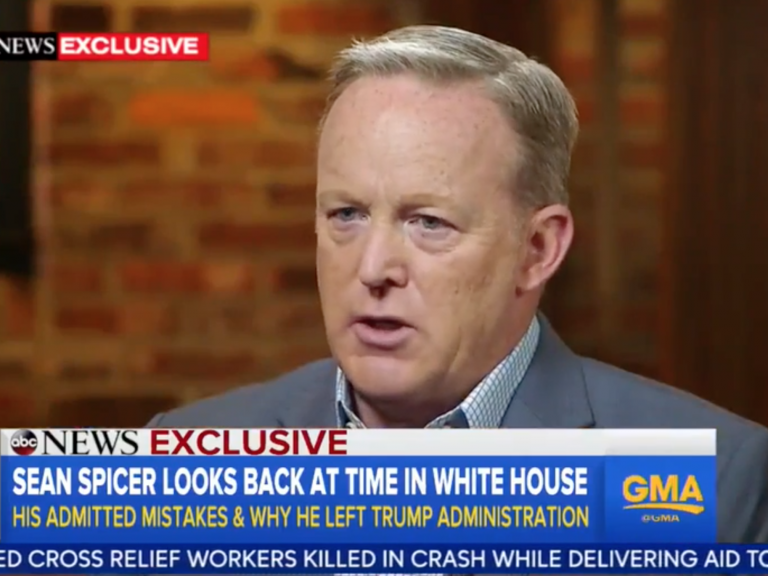 Sean Spicer says he made mistakes as Trump's press secretary but 'doesn't think' he lied