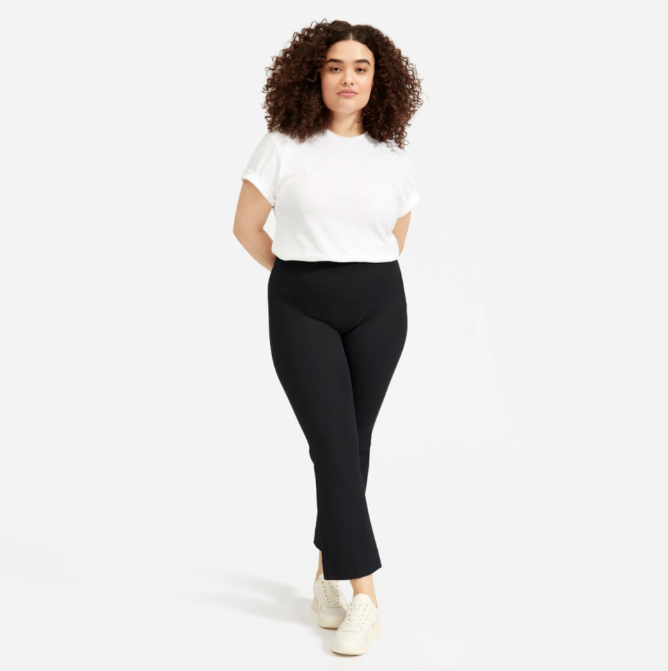 The Kick Crop Work Pant. Image via Everlane.