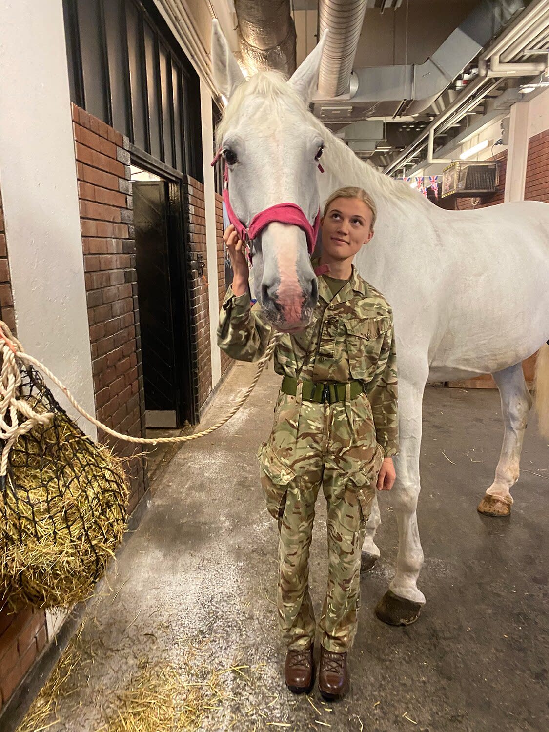 Tilly Bishop, the 20-year-old trumpeter, rode on her gray horse Platinum behind the royal family at the Queen's funeral.