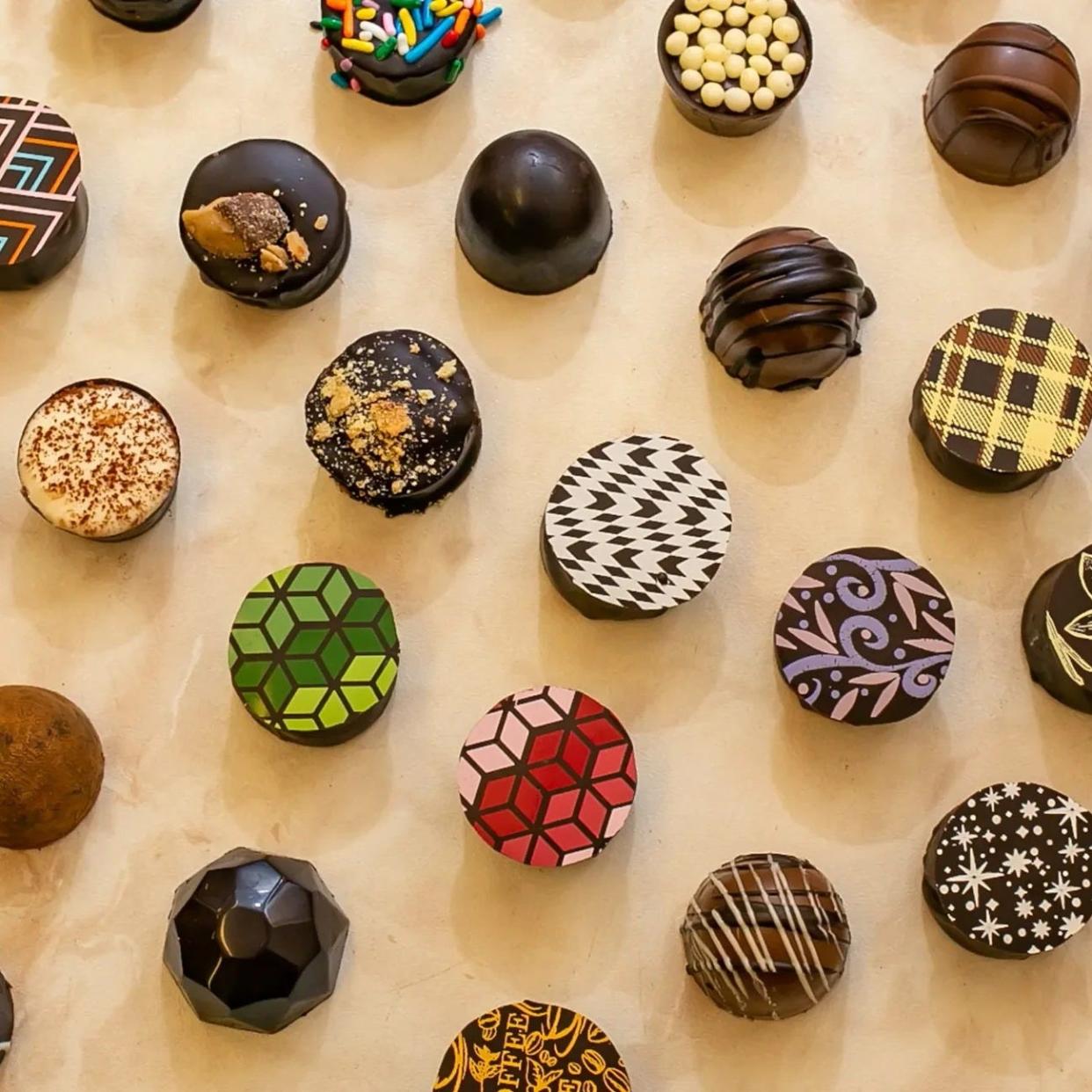 Pure Imagination Chocolatier sells a variety of chocolate truffles, as well as other confections. It opened a second location in December at Polaris Fashion Place.