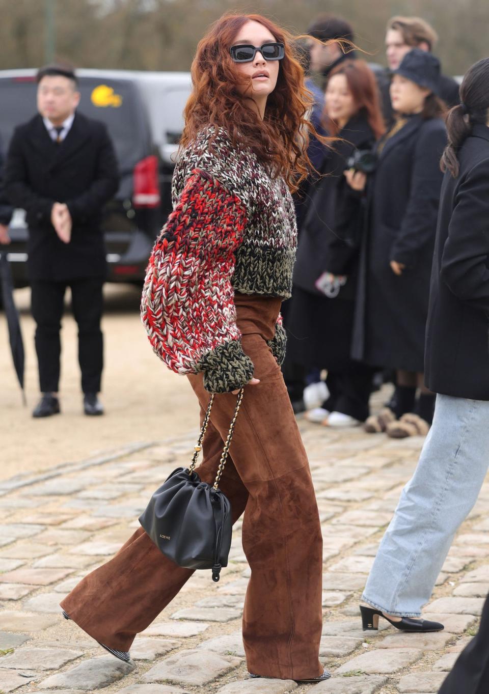 Olivia Cooke at the Loewe AW24 show (Getty Images)