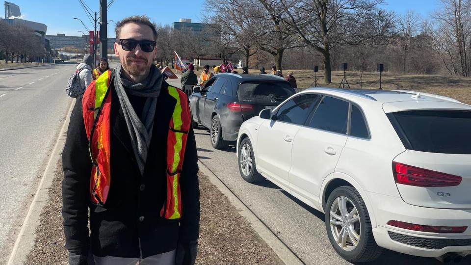 Brodie Stevenson is a course instructor at York's dance school. He says with the wages York is currently paying members of his union, he and his colleagues aren't able to afford the cost of living in Toronto.