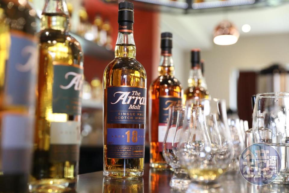 Arran推出的威士忌曾獲許多國際競賽肯定。