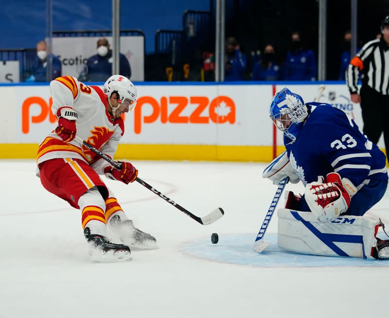 NHL: Calgary Flames at Toronto Maple Leafs