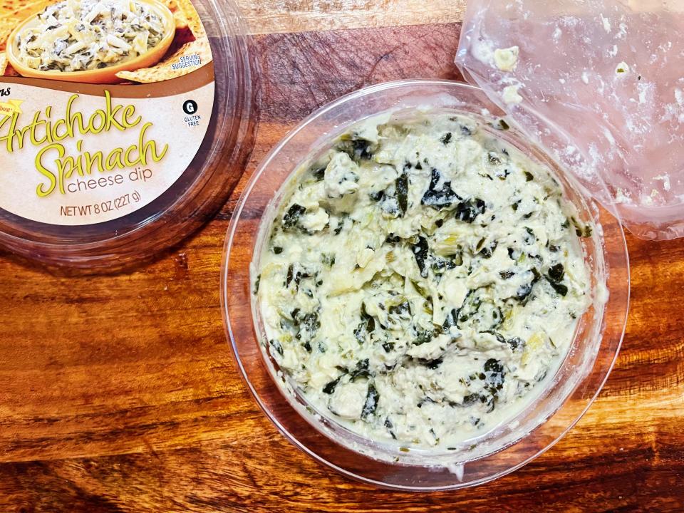 wegmans artichoke spinach dip