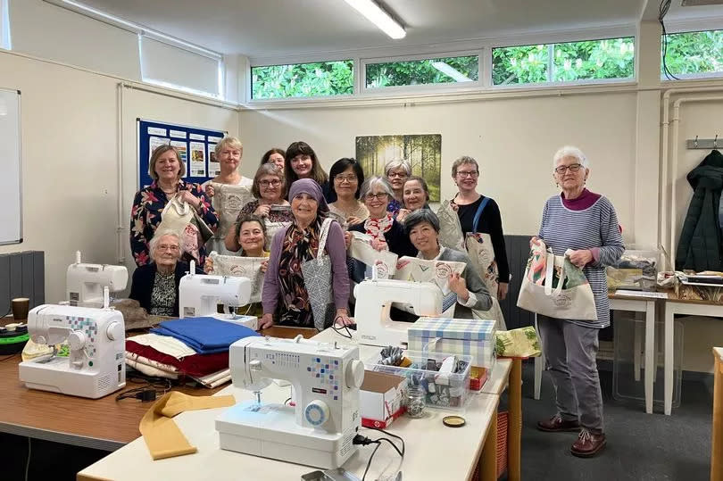 Thames Ditton community centre is home to volunteer groups including Boomerang Bags, a reusable bags sewing workshop