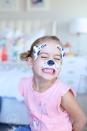 <p>Perfect for kids' parties or a night of trick-or-treating, this adorable Snapchat filter-inspired puppy makeup only requires a little black-and-white paint. Make it even easier to recreate by using face paint crayons instead.</p><p><strong>Get the tutorial at <a href="http://www.twistmepretty.com/2016/10/how-to-puppy-dog-makeup.html" rel="nofollow noopener" target="_blank" data-ylk="slk:Twist Me Pretty;elm:context_link;itc:0;sec:content-canvas" class="link ">Twist Me Pretty</a>.</strong> </p>