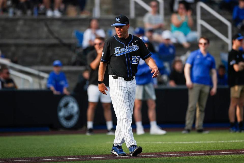 Kentucky head coach Nick Mingione led the Wildcats to just their second appearance in an NCAA super regional this year.