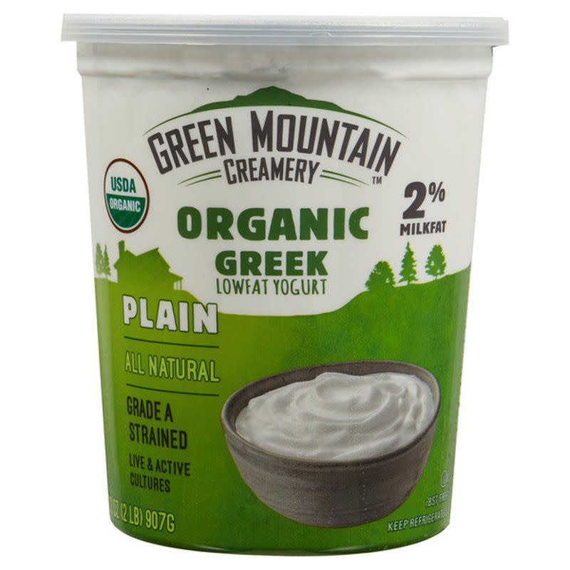 Green Mountain Creamery Organic 2% Greek Yogurt