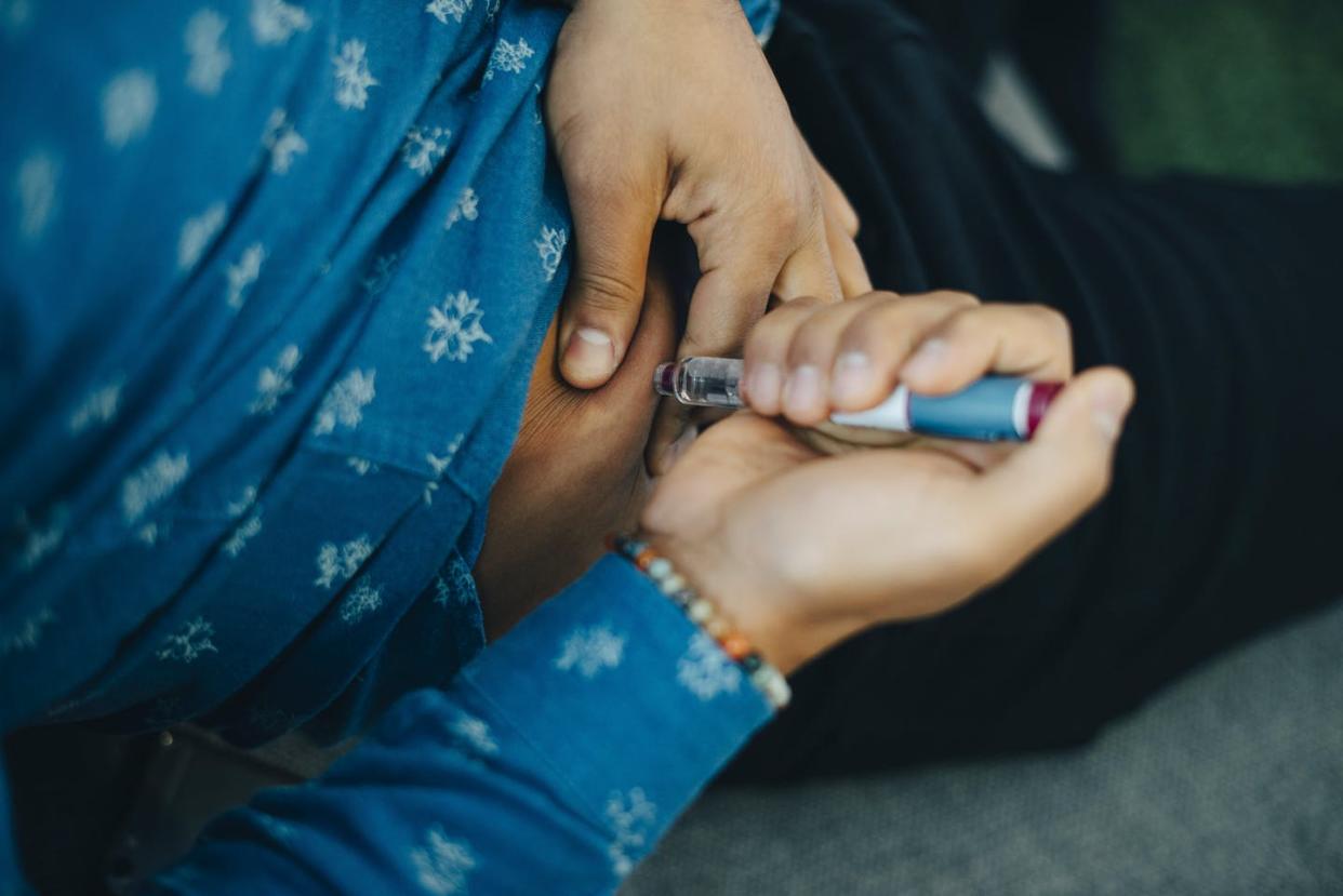 <span class="caption">The pandemic has made it harder for diabetes patients to receive the ongoing care they need.</span> <span class="attribution"><a class="link " href="https://www.gettyimages.com/detail/photo/midsection-of-businessman-injecting-insulin-in-royalty-free-image/916358584" rel="nofollow noopener" target="_blank" data-ylk="slk:Maskot/Maskot via Getty Images;elm:context_link;itc:0;sec:content-canvas">Maskot/Maskot via Getty Images</a></span>