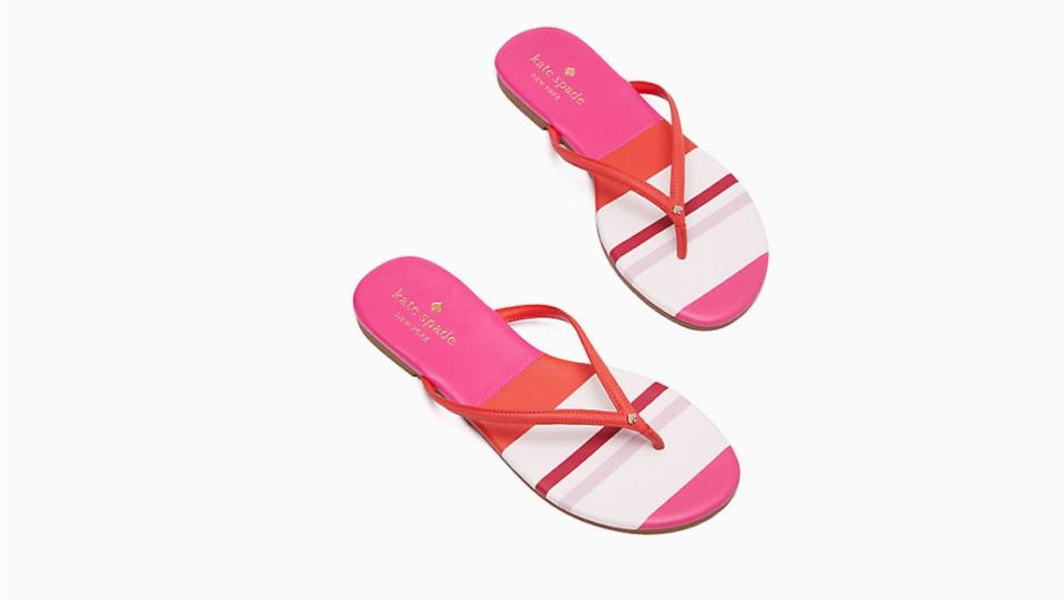 Nothing says "summer" like a pair of pretty printed flip-flops.