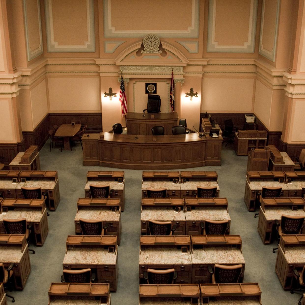 House of Representatives Chamber Wyoming State Capitol