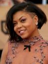 <p>No stranger to the basic bob? Upgrade it instantly with an edgy undercut you can hide or show off, depending on your mood. Taraji P. Henson looks glamorous and cool.</p>