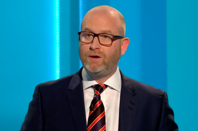 Paul Nuttall re-iterated his support for the re-introduction of the death penalty: ITV