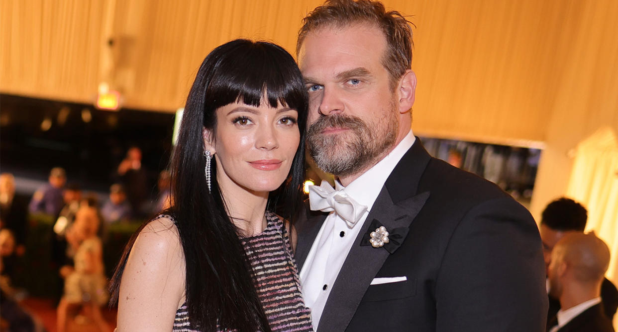 Lily Allen and David Harbour depart The 2022 Met Gala Celebrating 