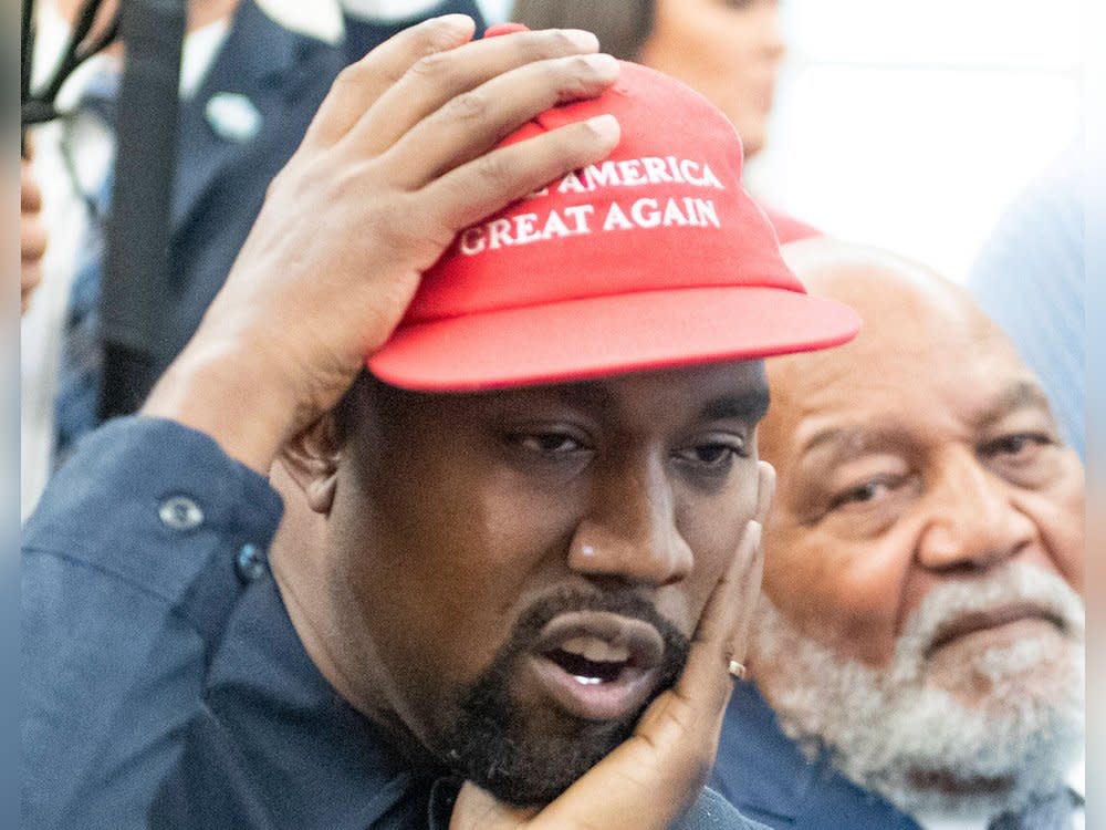 Der Rapper Kanye West scheint völlig vom Weg abgekommen zu sein. (Bild: imago/MediaPunch)