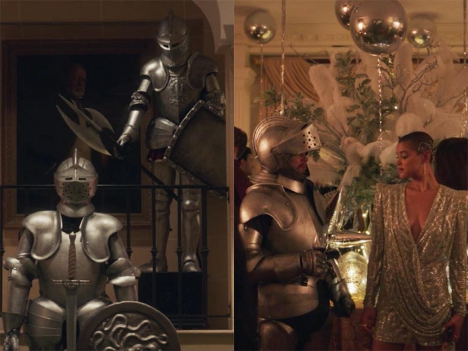 A knight outfit seen on episode 12 of "Gossip Girl."