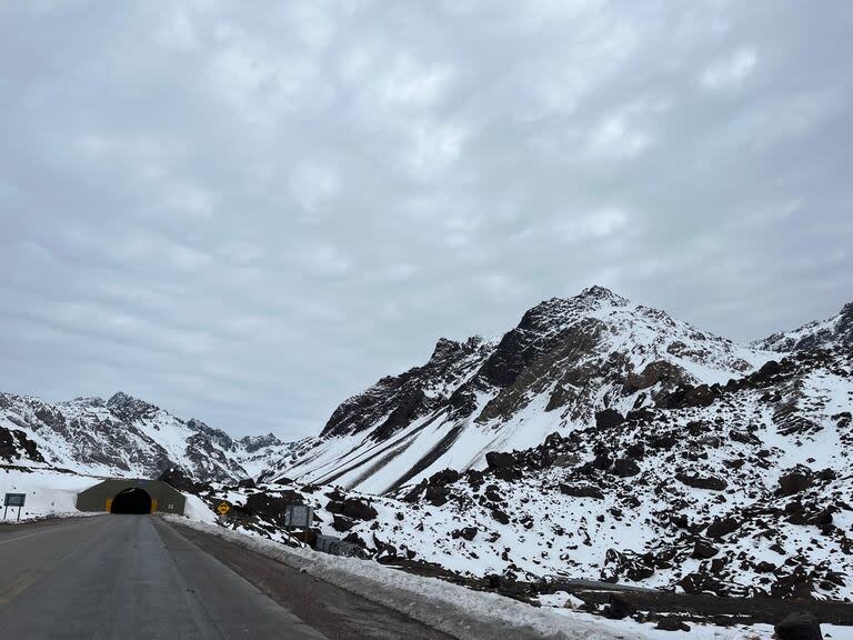 El cruce un día antes de que fuera cerrado por mal tiempo