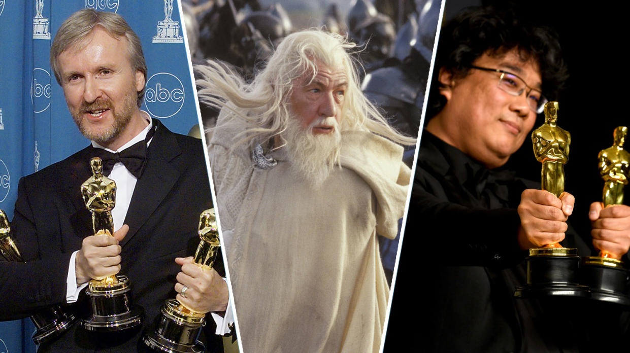 The movies that won the most Oscars: From Titanic and Return of the King to Parasite (Getty/Warner Bros.)