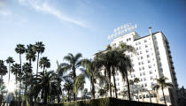 <p>Book the Love is in the Air package and settle in with a suite-level room, a chartered 30-minute helicopter ride around the city, and a private in-room dinner with a butler. (from $2,140, <a rel="nofollow noopener" href="https://www.thehollywoodroosevelt.com/rooms/special-offers/" target="_blank" data-ylk="slk:hollywoodroosevelt.com;elm:context_link;itc:0;sec:content-canvas" class="link ">hollywoodroosevelt.com</a>).</p>