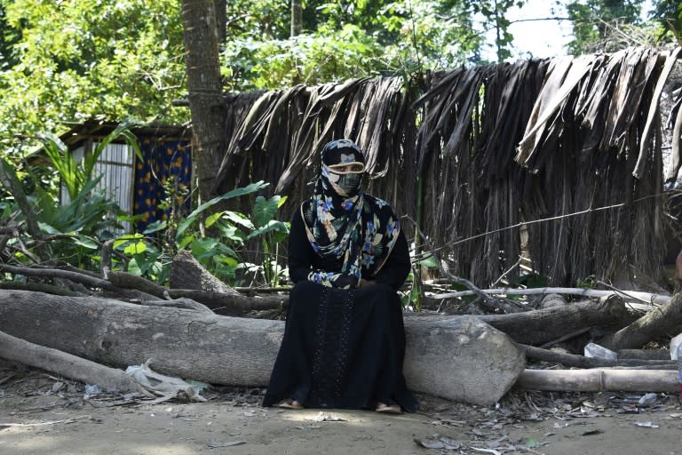 Shamila, a 25-year-old Rohingya refugee victim of rape, soldiers broke into her home in Myanmar and gang-raped her in front of her children