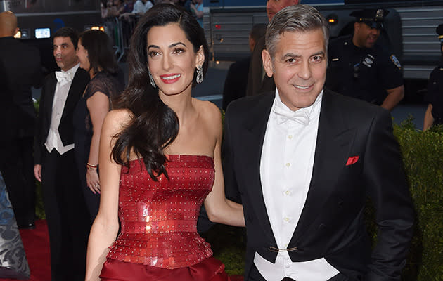 George and Amal Clooney. Photo: Getty Images.