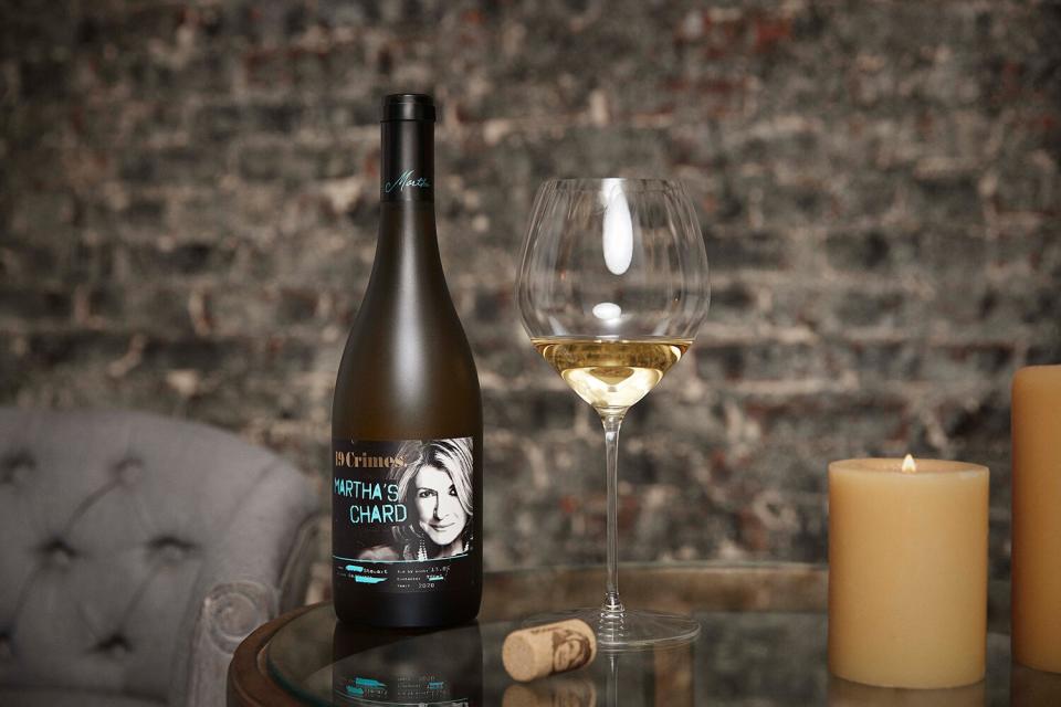 Martha Stewart teams up with 19 Crimes on a new wine