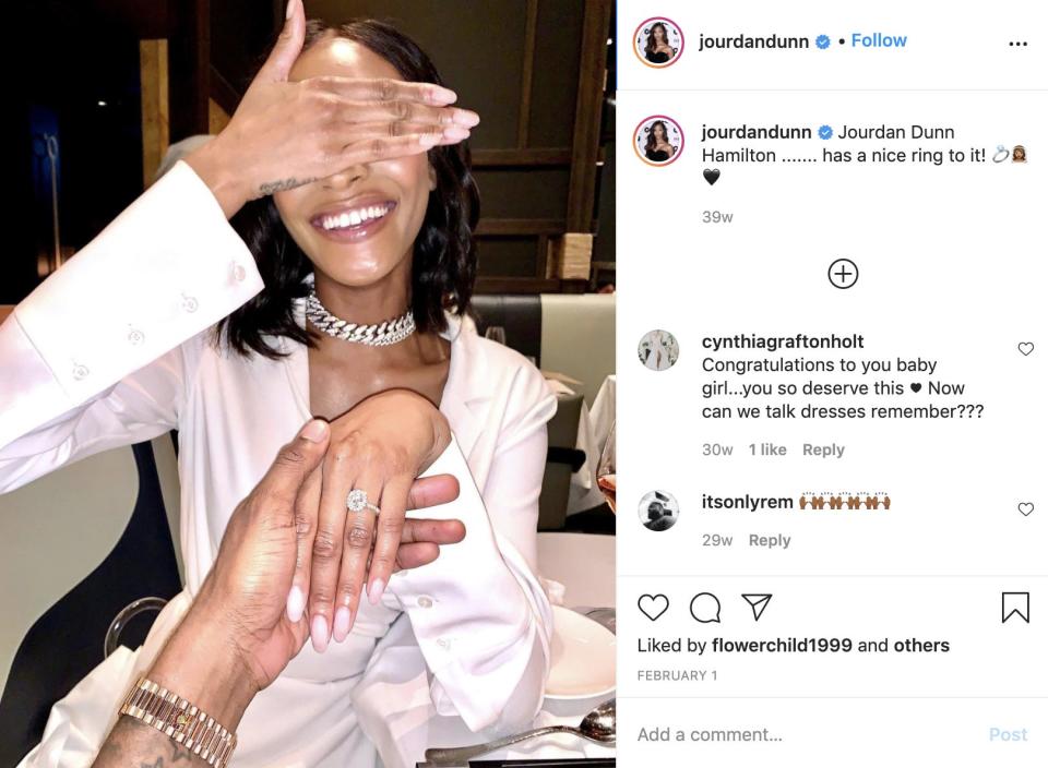 jourdan dunn engagement ring