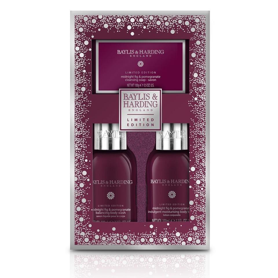 Baylis & Harding Midnight Fig and Pomegranate Trio of Treats