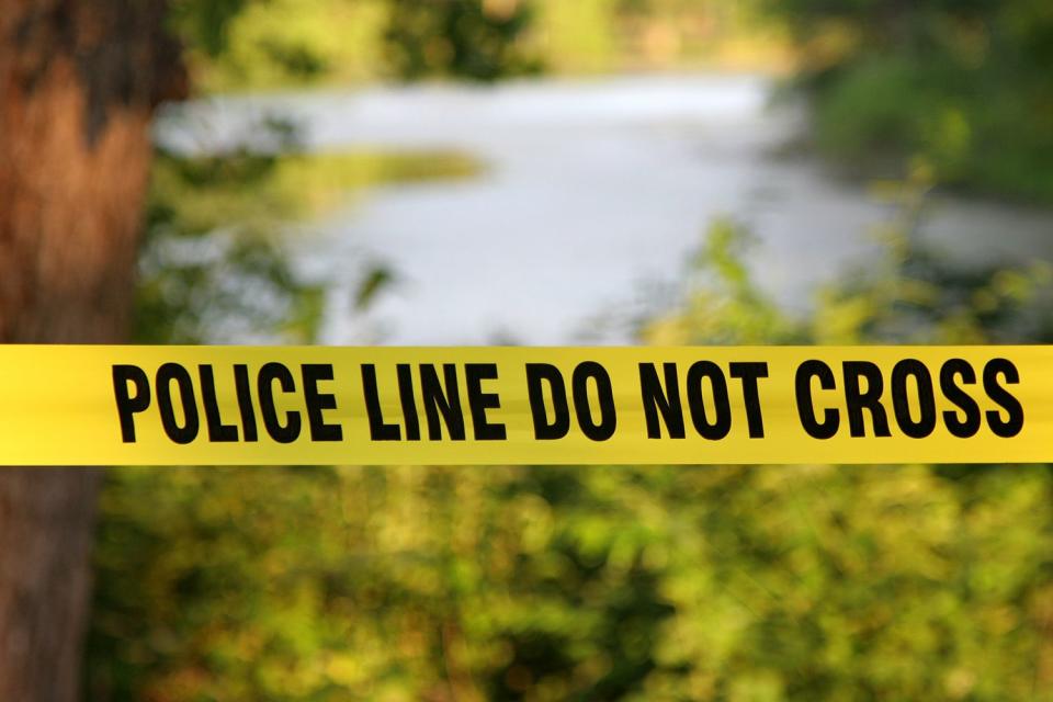 <p>Getty</p> Stock photo of Police tape.