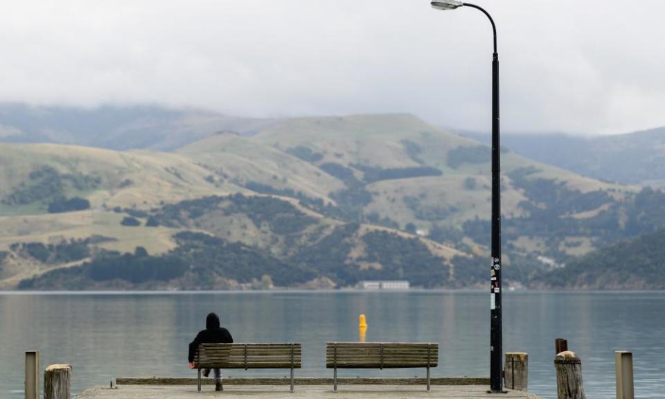 The main wharf at Akaroa, southeast of Christchurch, New Zealand. Many New Zealanders unable to get home and separated from family say they have suffered a significant toll on their mental health.