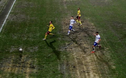 FA Cup Third Round Replay - Tranmere Rovers v Watford - Prenton Park, Birkenhead, Britain - January 23, 2020 General view of the pitch during the match - Credit: Action Images