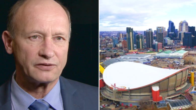 'You're asking us to spoon-feed it to you': Mayoral hopeful says Flames arena deal was never going to fly