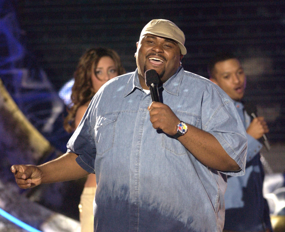 In May 2003, it was the soulful and confident Ruben Studdard who dominated the Talent search show with his brilliant voice, trademark jerseys and priceless smile. (Photo by Ray Mickshaw/WireImage)