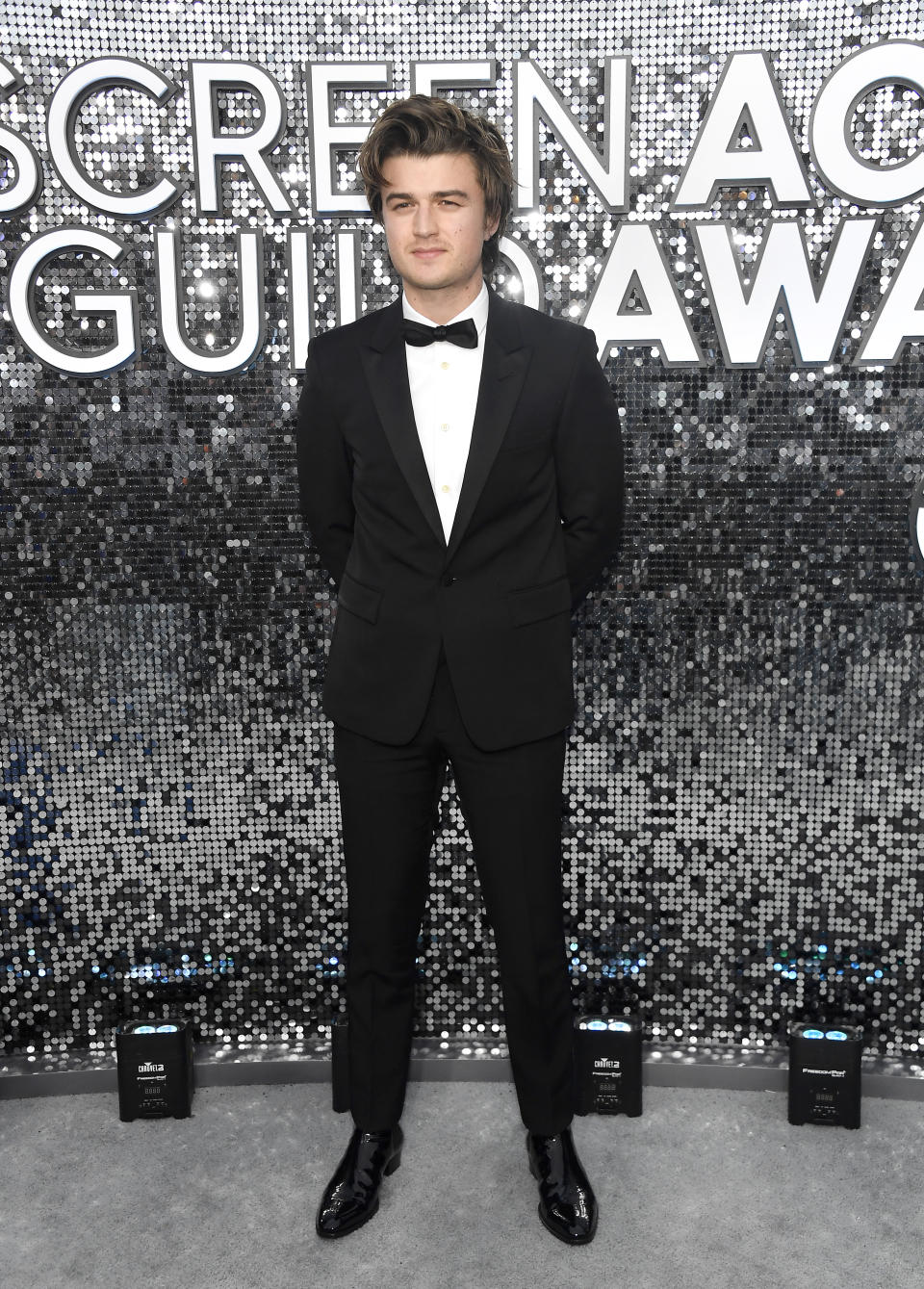 LOS ANGELES, CALIFORNIA - JANUARY 19: Joe Keery attends the 26th Annual Screen Actors Guild Awards at The Shrine Auditorium on January 19, 2020 in Los Angeles, California. (Photo by Frazer Harrison/Getty Images)