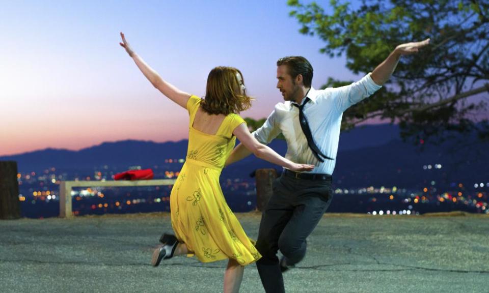 Emma Stone and Ryan Gosling in La La Land.