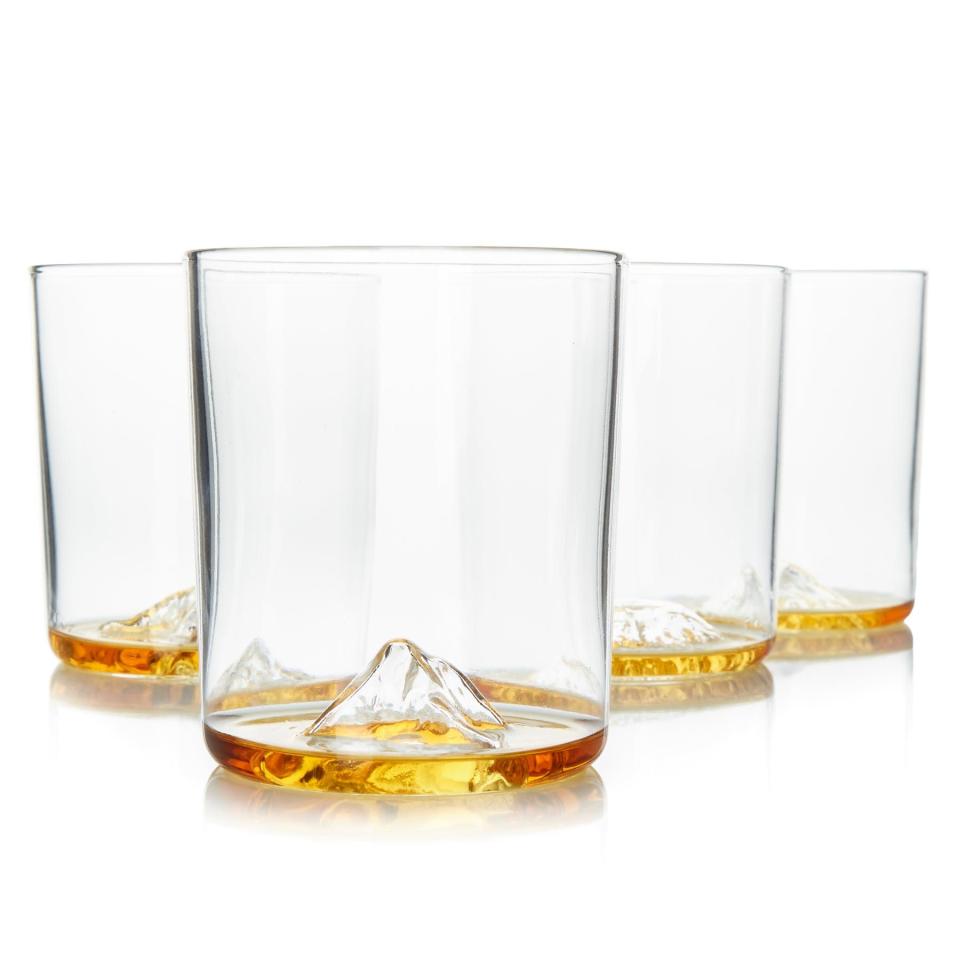 International Mountains Whiskey Glasses