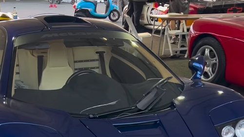 mclaren f1 windshield damage