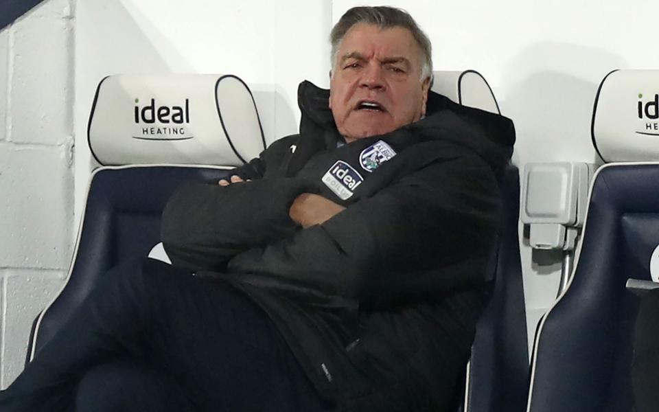 West Bromwich Albion's English Head Coach Sam Allardyce looks on during the English Premier League football match between West Bromwich Albion and Leeds United - AFP