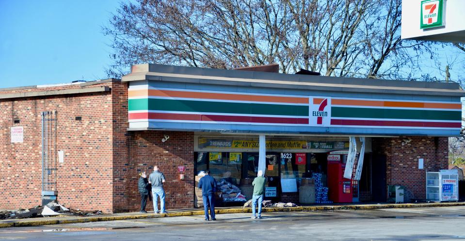 Hagerstown Fire Marshal Dale Fishack said an overnight fire left the 7-Eleven on Dual Highway a "total loss."