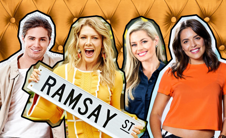 Paige Smith, Dee Bliss, Izzy Hoyland, Tyler Brennan, Neighbours