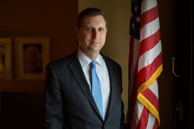 With the most money and endorsements, Rhode Island General Treasurer Seth Magaziner (D) is the polling favorite in Tuesday's Democratic primary for an open congressional seat. (Photo: David Goldman/Associated Press)