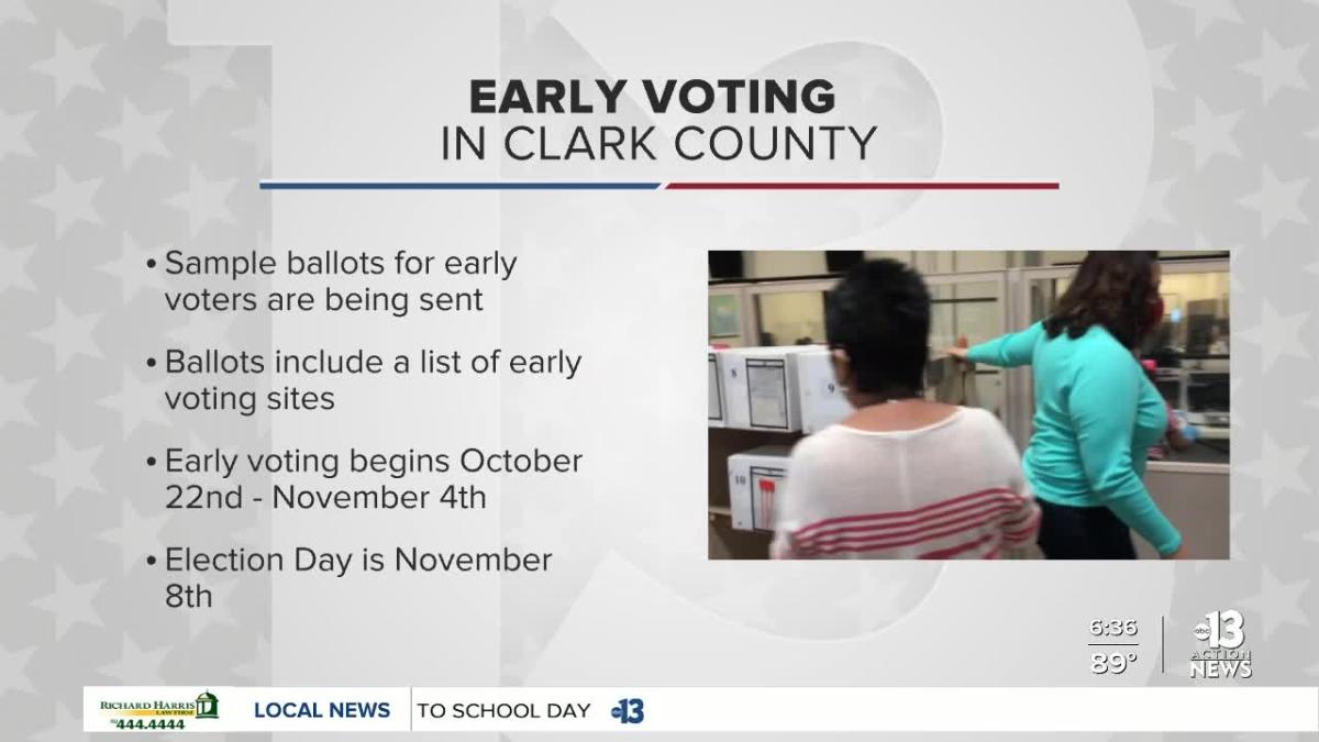 Clark County voters to receive sample ballots next week