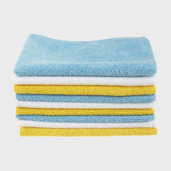 <a href="https://www.amazon.com/AmazonBasics-CW190423-24-Pack-Microfiber-Cleaning/dp/B009FUF6DM/?tag=readerwp-20" rel="nofollow noopener" target="_blank" data-ylk="slk:Microfiber cleaning cloths;elm:context_link;itc:0;sec:content-canvas" class="link rapid-noclick-resp">Microfiber cleaning cloths</a>