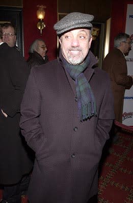 Billy Joel at the New York premiere of Miramax's Gangs of New York