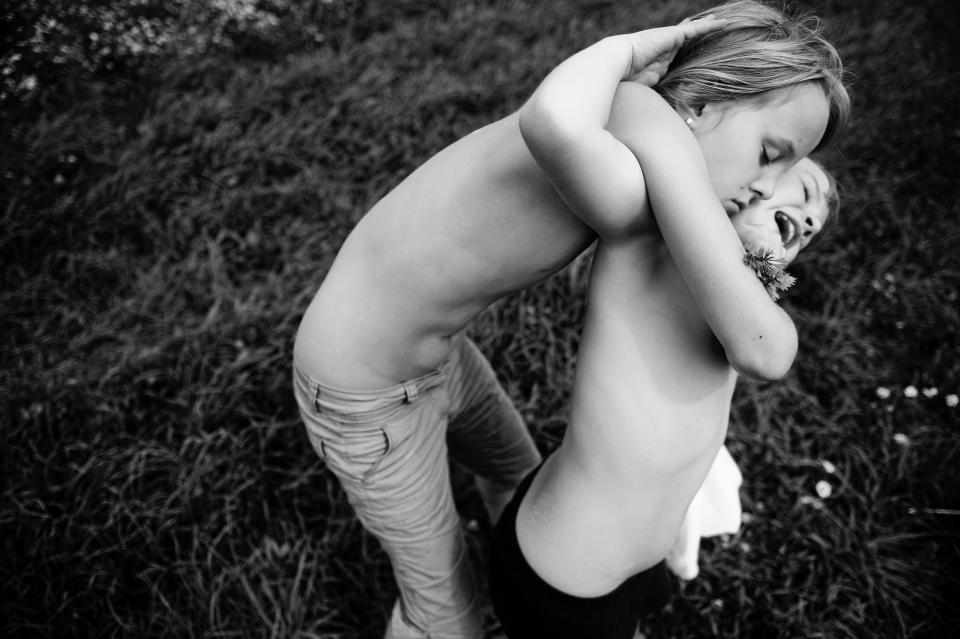 Carla Kogelman, a Dutch freelance photographer won the 1st Prize People - Observed Portraits Stories category of the 2014 World Press Photo contest with her series of pictures which includes this one of Hannah and Alena, two sisters living in the rural village of Merkenbrechts, Austria, taken July 19, 2012. REUTERS/Carla Kogelman/World Press Photo Handout via Reuters